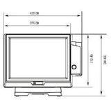 touch dynamics Breeze POS size